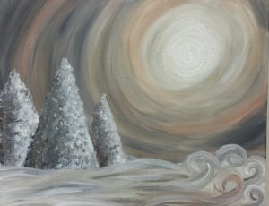 Winter Wonderland at the Paint Shack in Eau Claire