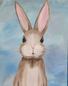 Beautiful Bunny at the Paint Shack