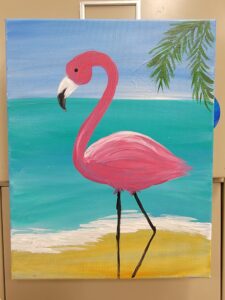 Flamingo Fun with the Paint Shack