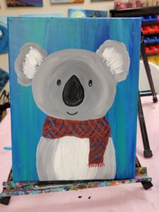 Koala Bear at the Paint Shack in Eau Claire