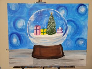 What's in your snow globe? at the Paint Shack