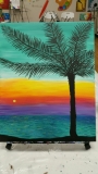 Palm Tree at Sunset 2