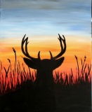 Sunset Deer