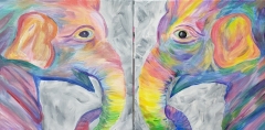 Colorful Elephants