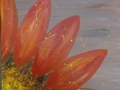 Teal Flower Bliss (orange)