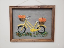 Screen - Bicycle with pumpkins