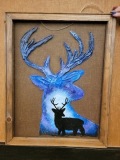 Screen - Deer - blue