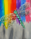Dragonfly on a Rainbow