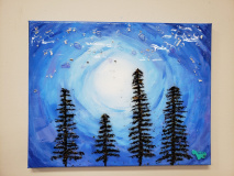 Xcelent Guest Creation - Pine trees with glass