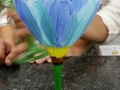 Glass - Blue Tulip