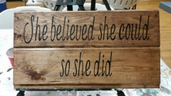 Wood She believed She Could (9x19)