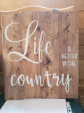 Wood -Life is better in the Country