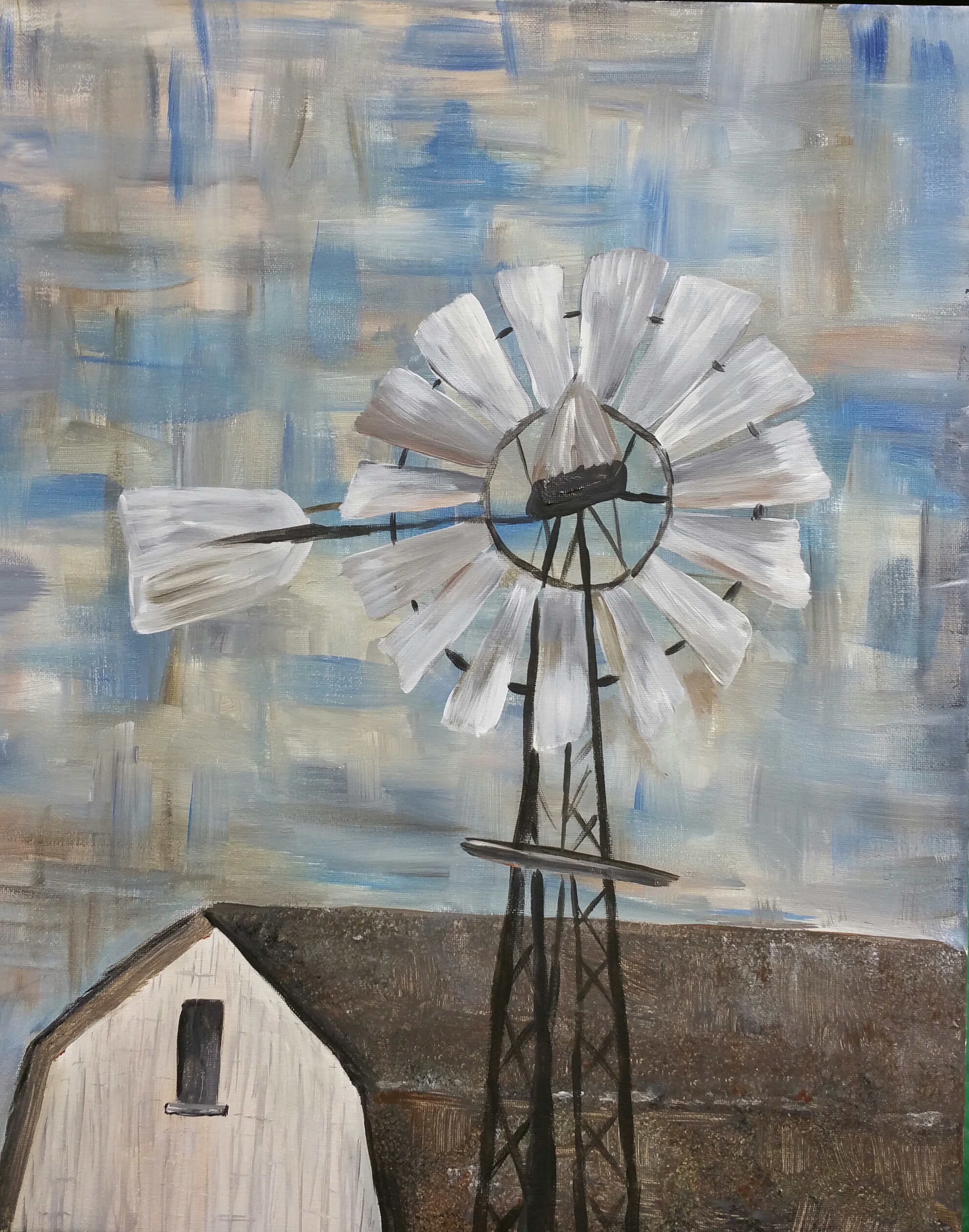 Rustic Windmill & Barn