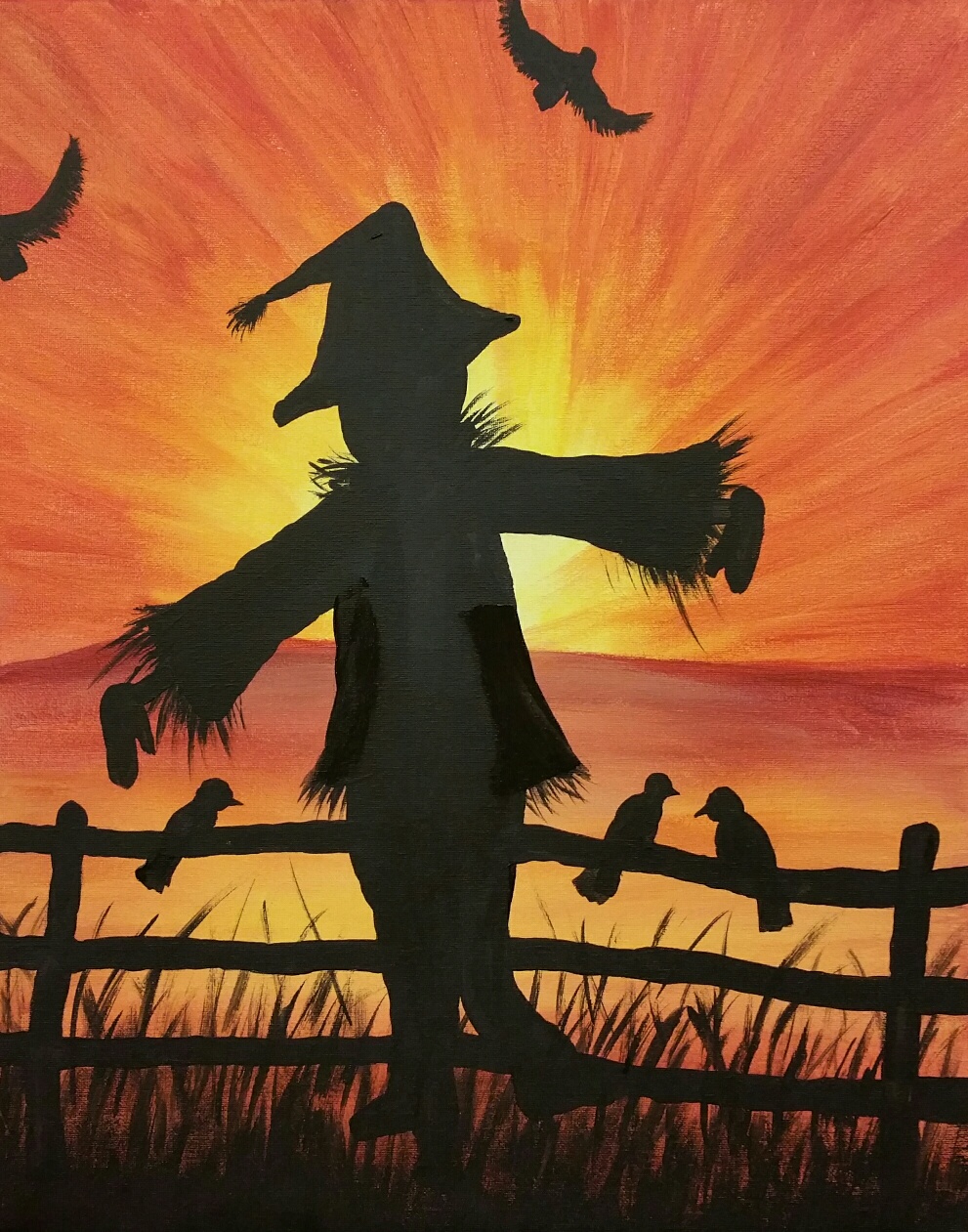 Scarecrow Sunset