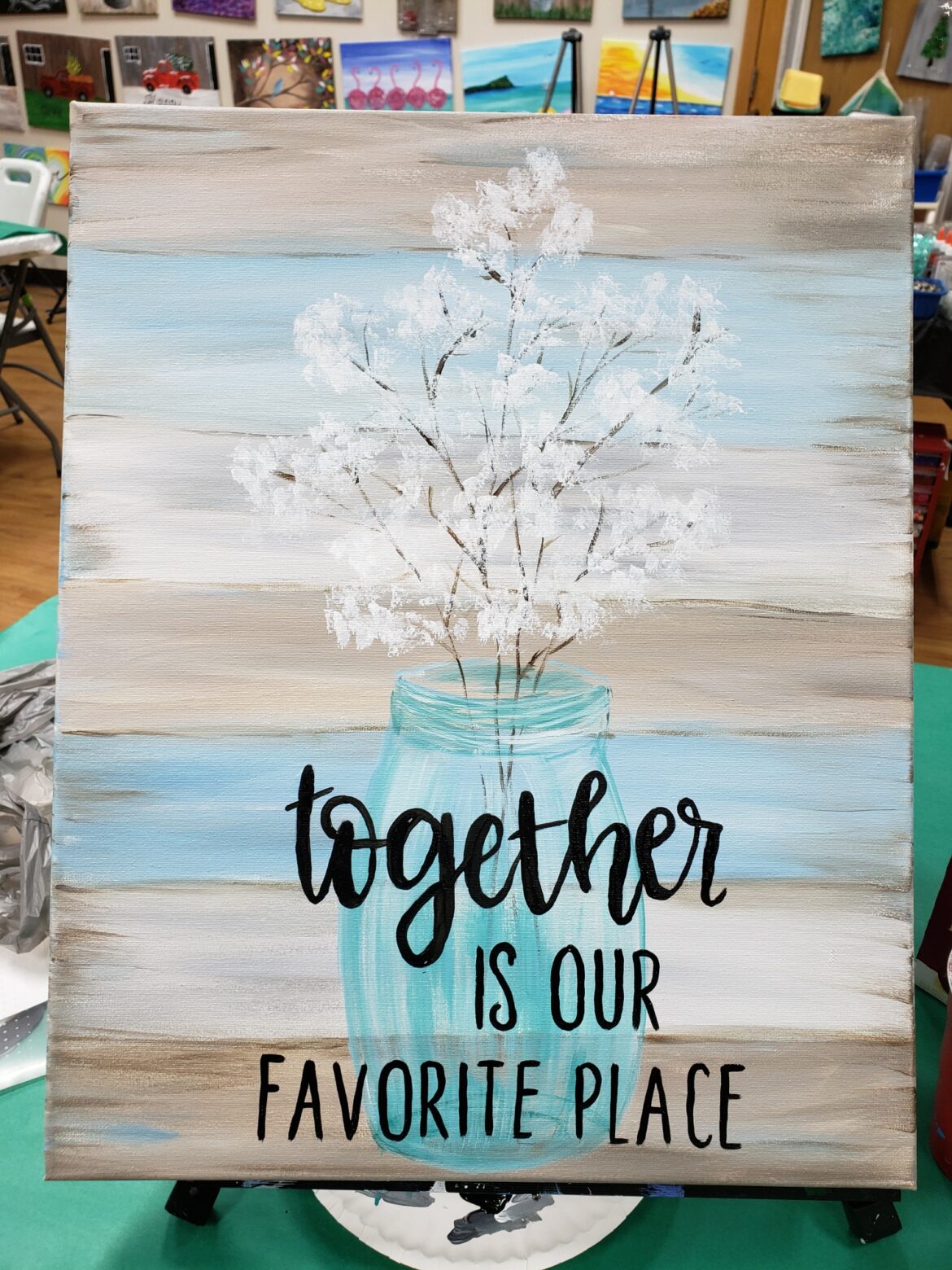 Together is our favorite place and The Paint Shack is our favorite place too!