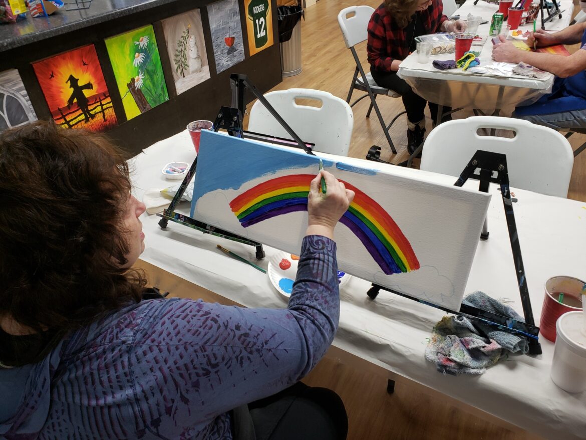 Have some colorful fun at the Paint Shack in Eau Claire