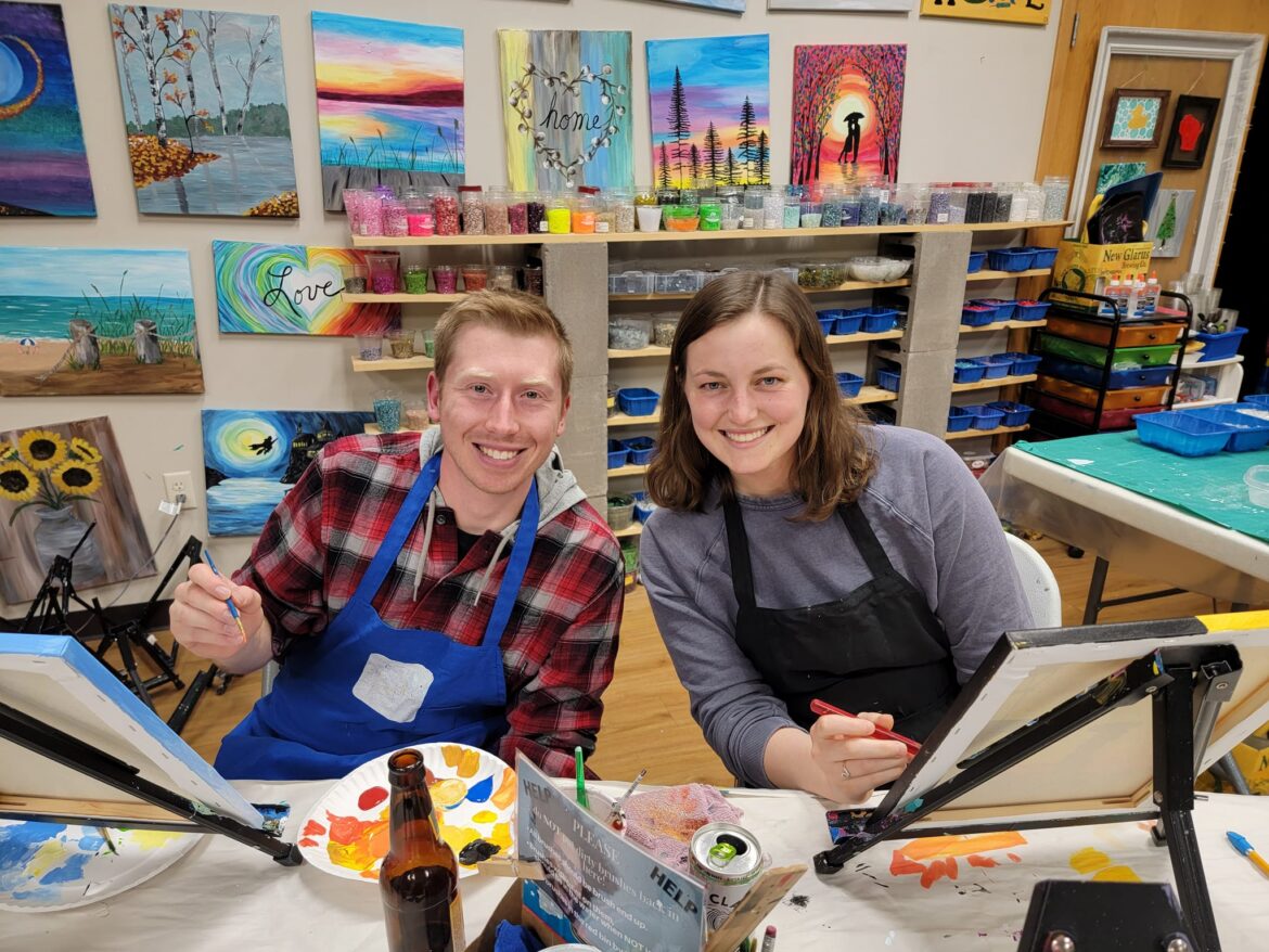 date night at the Paint Shack