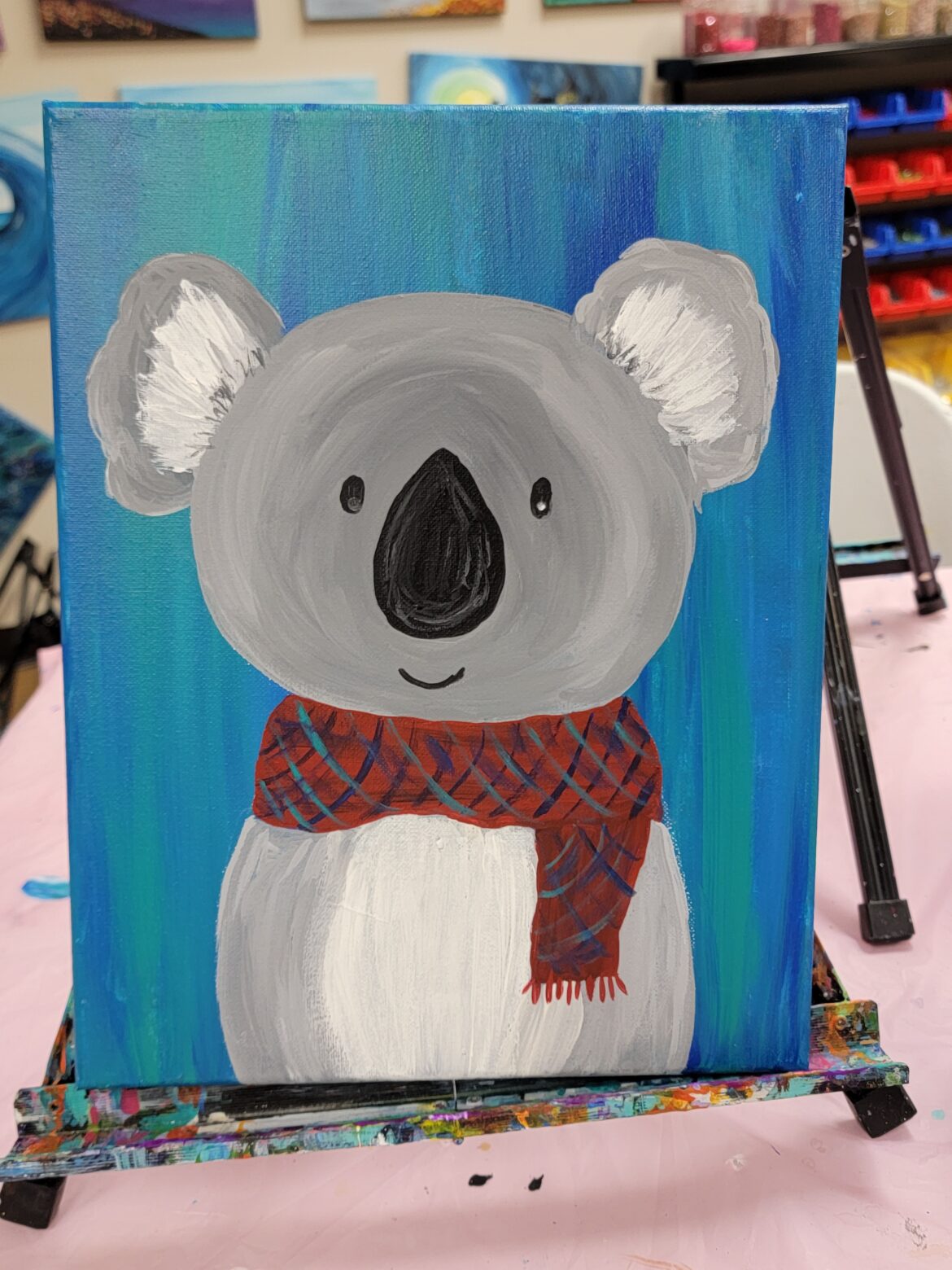 Koala Bear at the Paint Shack in Eau Claire