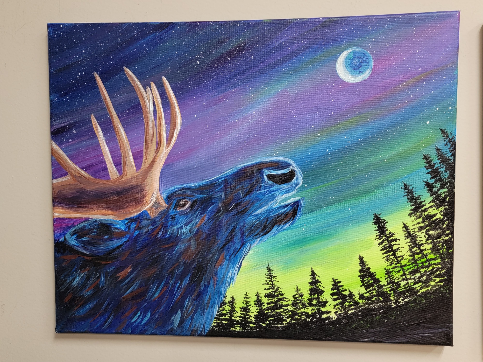 Moonlit Moose