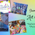 *1 DAY ART CAMP - (Splatter Art,& Paint Pour)