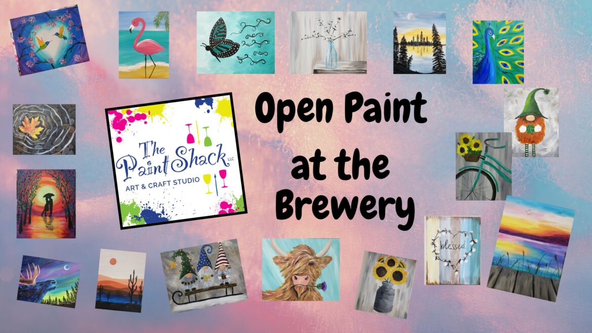 Open Paint in Black River Falls with the Paint Shack from Eau Claire WI