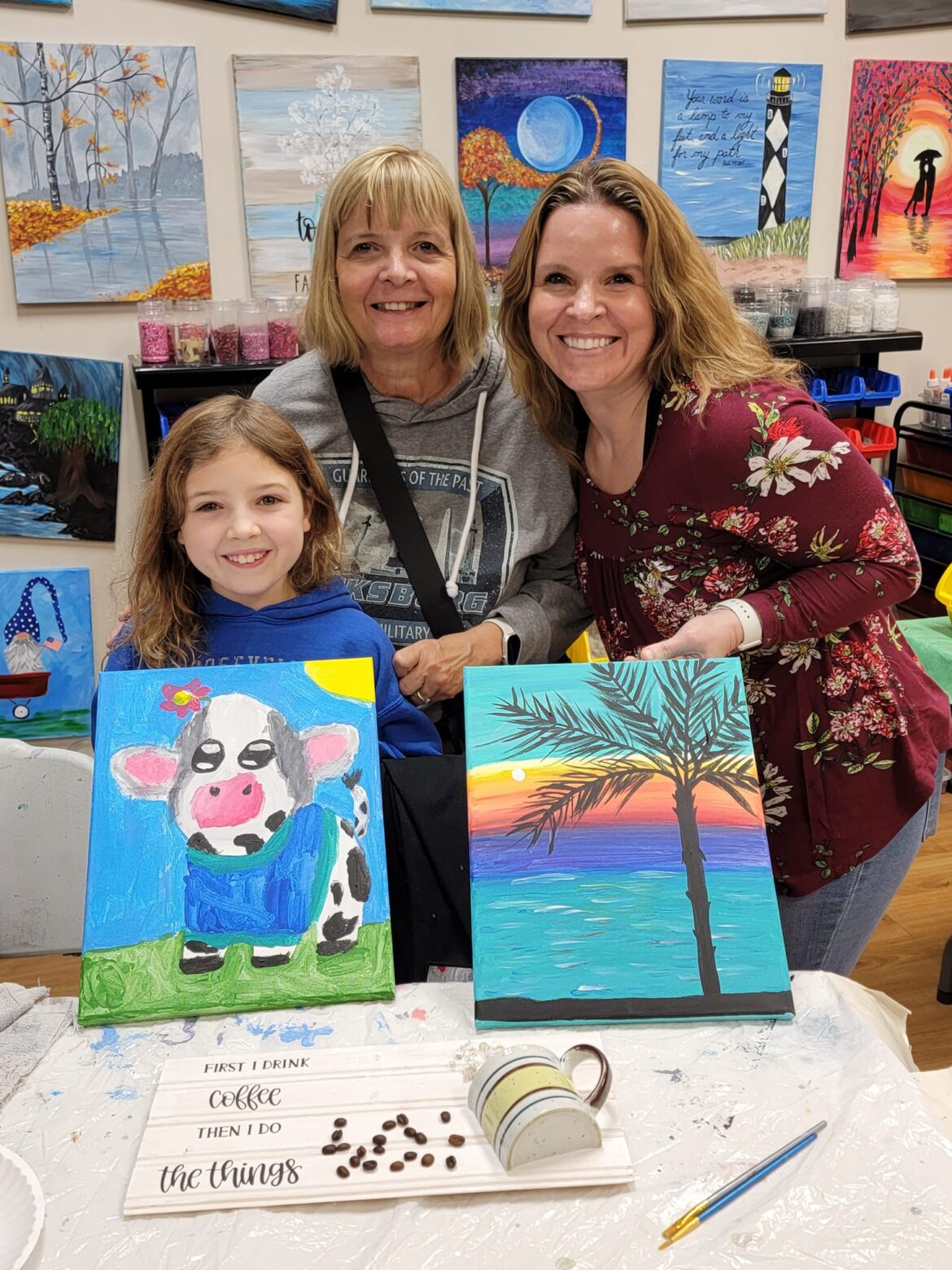 Family fun at the Paint Shack in Eau Claire